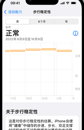 高青iPhone手机维修如何在iPhone开启'步行稳定性通知'