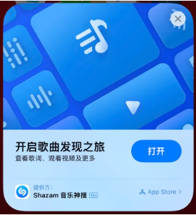 高青苹果14维修站分享iPhone14音乐识别功能使用方法 