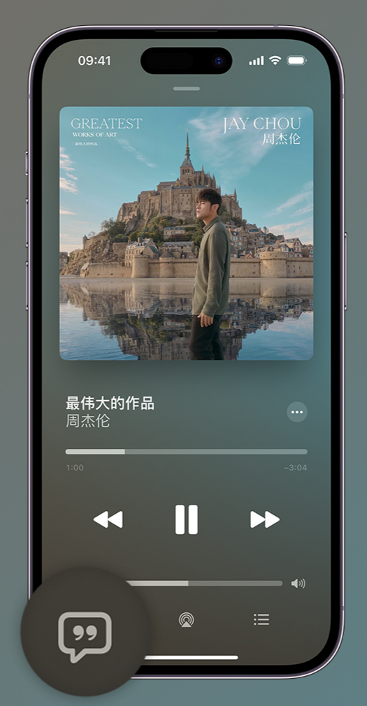 高青iphone维修分享如何在iPhone上使用Apple Music全新唱歌功能 