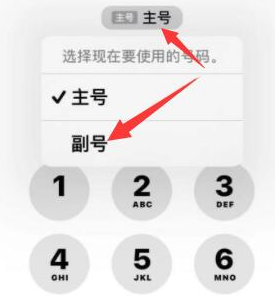 高青苹果14维修店分享iPhone 14 Pro Max使用副卡打电话的方法 