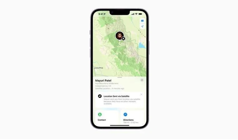 高青苹果14维修分享iPhone14系列中 FindMy功能通过卫星分享位置方法教程 